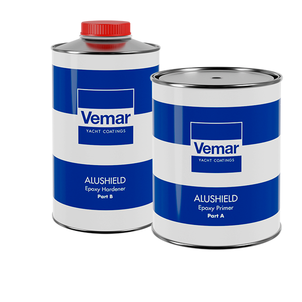 Vemar AluShield epoksi primer – plavo-srebrni (komplet A+B) Temeljni premazi (primers)