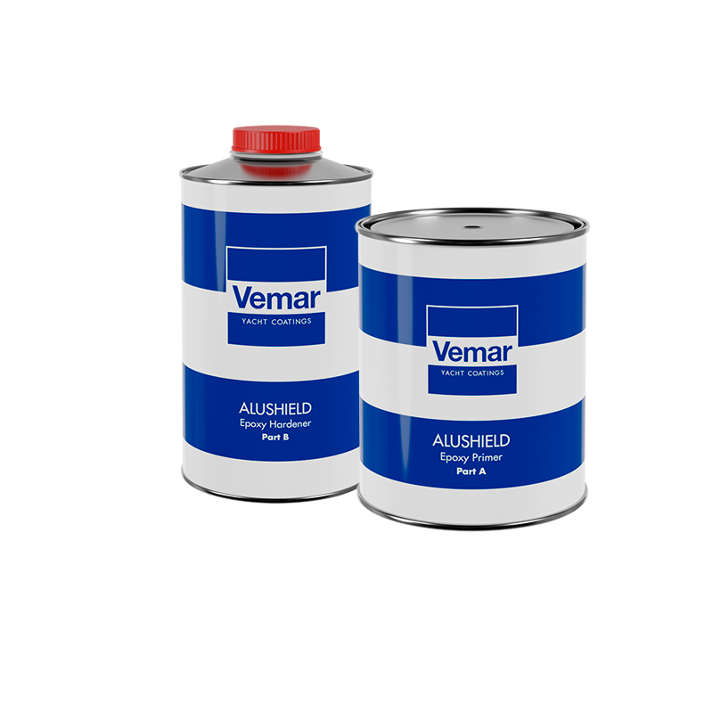 Vemar AluShield epoksi primer – plavo-srebrni (komplet A+B) Temeljni premazi (primers)