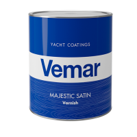 Vemar MAJESTIC SATIN Varnish, Trans. Yellow Teak & Wooden Surface Care