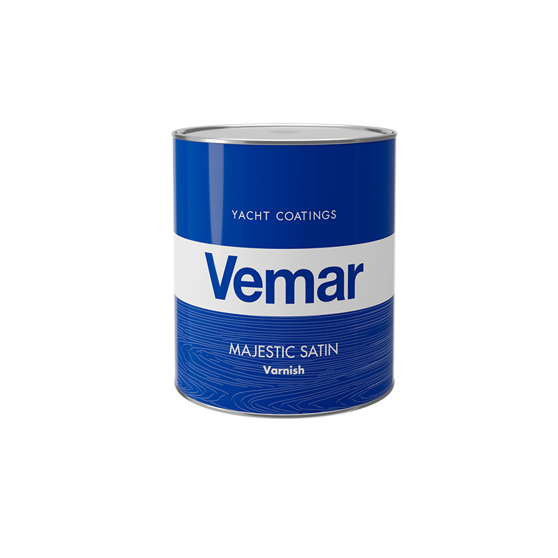 Vemar MAJESTIC SATIN Varnish, Trans. Yellow Teak & Wooden Surface Care