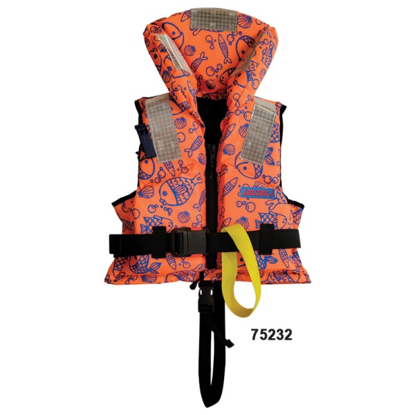 LALIZAS Lifejackets 150N, ISO 12402-4:2020 Fluo Orange with Aquatic Pattern