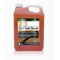 Clinazur 203 – 2 in 1 Teak Cleaner & Brightener (5L) Teak & Wooden Surface Care