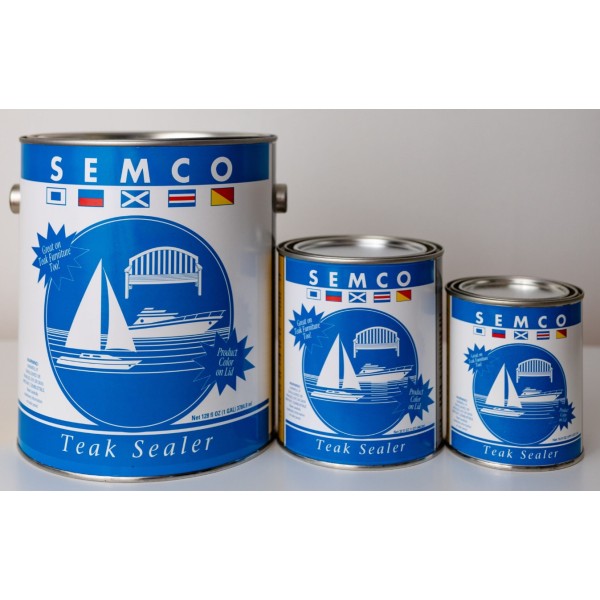 Semco Teak Sealer – Premium Marine Teak Sealer (0.946 L & 3.79 L) Teak & Wooden Surface Care