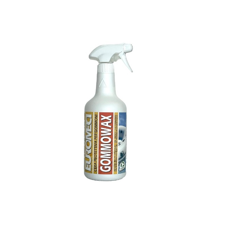 Euromeci Gommowax – Zaštitni vosak za gumenjake (750 ml) Čistači bokobrana i gumenjaka