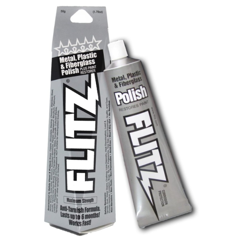 Flitz Metal Polish – Metal & Plastic Cleaner (150 ml) Stainless Steel & Metal Cleaning & Polishing