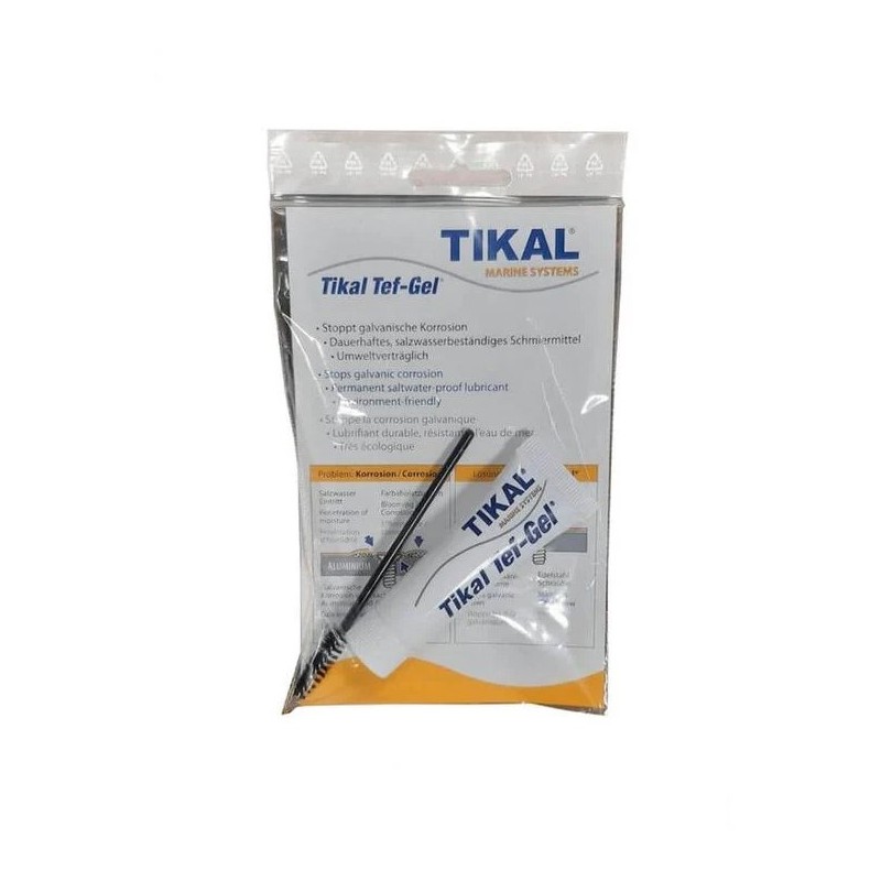 TIKAL TEF-GEL – White PTFE Paste, 10 g Stainless Steel & Metal Cleaning & Polishing
