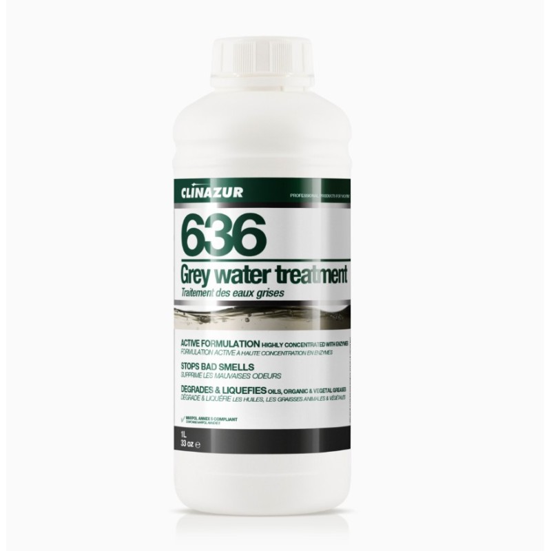 636 Grey Water Treatment, 1lt Marine Toilet & Tank Treatments