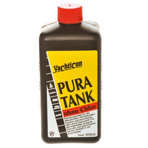 Yachticon Pura Tank – Drinking Water Tank Cleaner – 500 ml Marine Toilet & Tank Treatments