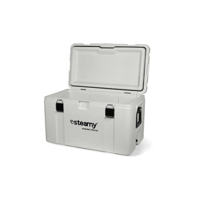 Steamy Marine Pro 120 Cooler (120 L) – Heavy-Duty Marine Cool Box Portable Coolers