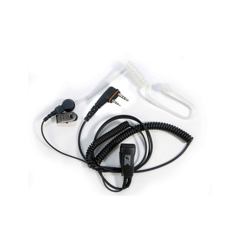 ICOM PRO-P220LP PTT earpiece with acoustic airtube and lock button VHF & PMR radio stations