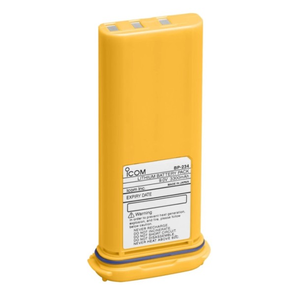 Icom BP-234 lithium battery for IC-GM1600E (GMDSS) VHF & PMR radio stations