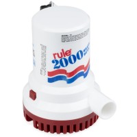 Rule Heavy Duty potopna kaljužna pumpa 2000 GPH, 24V (12) Električne kaljužne pumpe
