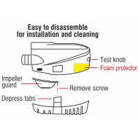 Nuova Rade Automatic Bilge Pump 1000 GPH, 12V Automatic Submersible Bilge Pumps