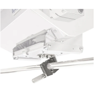 MAGMA Single Horizontal Round Rail Mount Barbecue Mounts