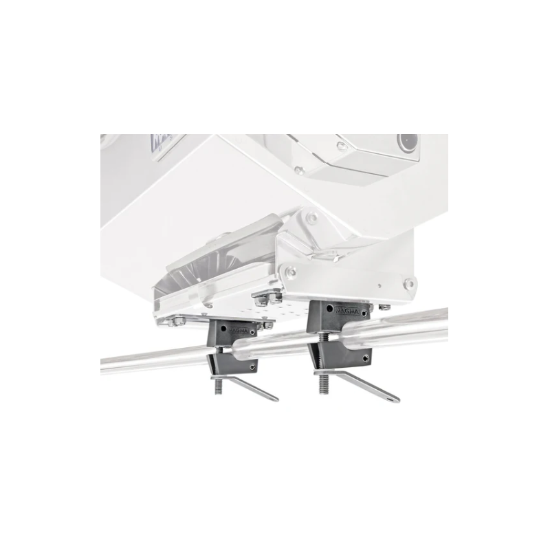 MAGMA Dual Horizontal Round Rail Mount Barbecue Mounts