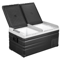 Steamy E Dual Zone el. Cooler, Port, 12/220V, (72/90lt) Portable Electric Refrigerators