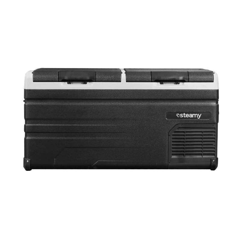 Steamy E Dual Zone el. Cooler, Port, 12/220V, (72/90lt) Portable Electric Refrigerators