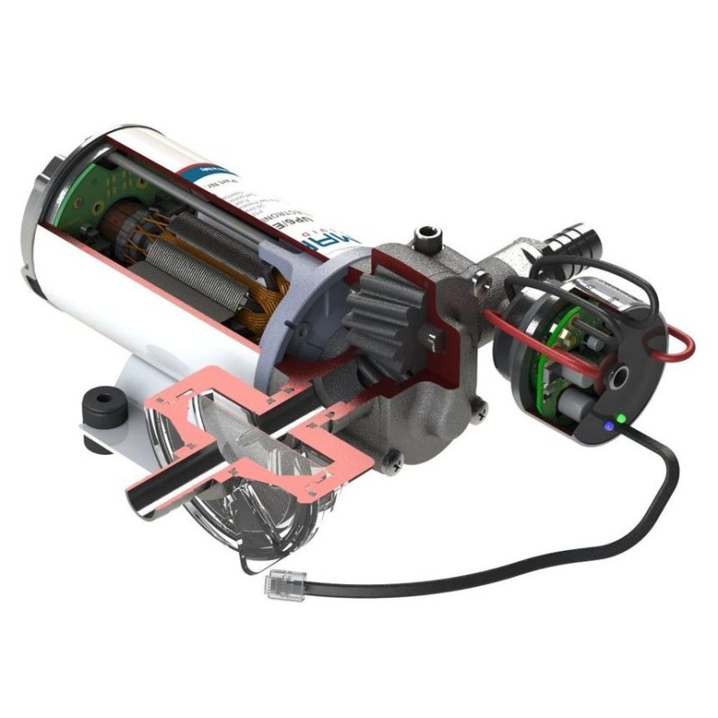 MARCO UP6/E električna zupčasta pumpa za vodu / 12–24 V / 26 l/min / 2,5 bara Električne pumpe za vodu