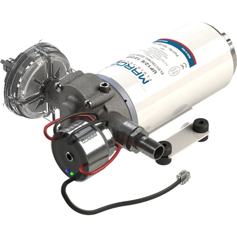 MARCO UP12/E električna zupčasta pumpa za vodu / 12–24 V / 36 l/min / 2,5 bara / 36 psi Električne pumpe za vodu
