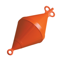 Nuova Rade mooring buoy, D220mm, H540mm, orange, volume 8L, buoyancy 5.5kg (2.7kg in use) Mooring Buoys