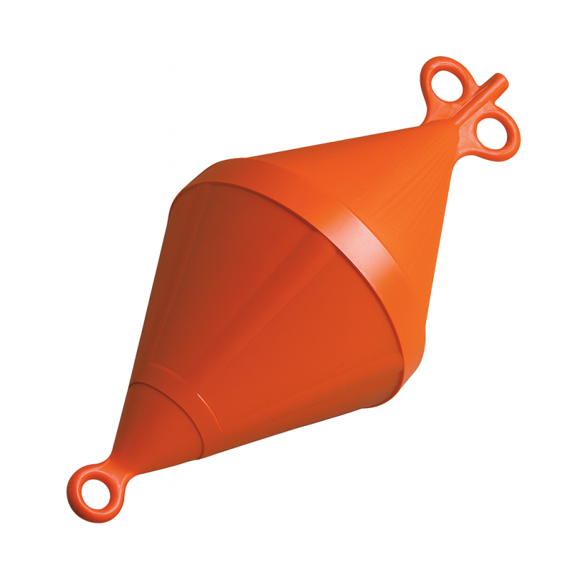 Nuova Rade mooring buoy, D220mm, H540mm, orange, volume 8L, buoyancy 5.5kg (2.7kg in use) Mooring Buoys