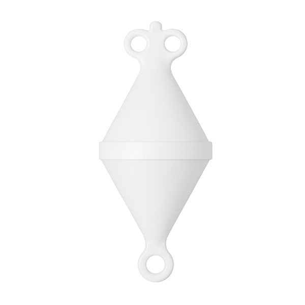 Nuova Rade mooring buoy, D220mm, H540mm, white, volume 8L, buoyancy 5.5kg (2.7kg in use) Mooring Buoys