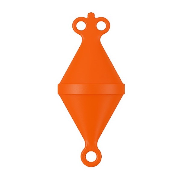 Nuova Rade mooring buoy, D220mm, H540mm, orange, volume 8L, buoyancy 5.5kg (2.7kg in use) Mooring Buoys