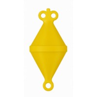 Nuova Rade mooring buoy, D280mm, H640mm, yellow, volume 14L, buoyancy 10kg (5kg in use) Mooring Buoys