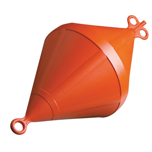 Nuova Rade mooring buoy, D520mm, H1070mm, orange, buoyancy 61kg (30kg in use) Mooring Buoys