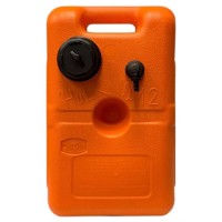 HULK portable fuel tank, 12 L, red, HD polyethylene, D8mm outlet, vented cap Portable fuel tanks