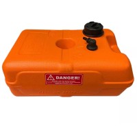 HULK portable fuel tank, 12 L, red, HD polyethylene, D8mm outlet, vented cap Portable fuel tanks
