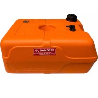 HULK portable fuel tank, 30 L, red, HD polyethylene, D8 mm outlet, with fuel gauge Portable fuel tanks