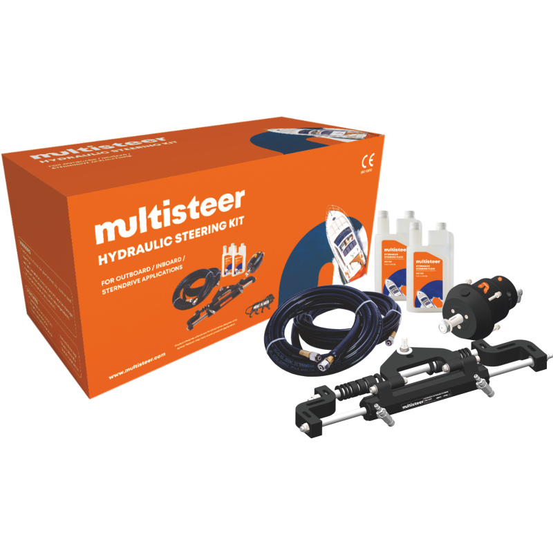 Multiflex Multisteer hydraulic steering kit up to 175 HP Hydraulic Steering System