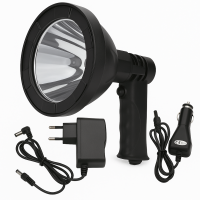 Ručni LED reflektor T61, 12/220v 10w, crna Flashlights