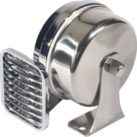 MARCO Electromagnetic Horn MT1-H, 12V 5A, 114 dB, Chromed, High Tone Boat Horns