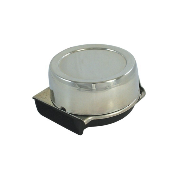 Stainless steel electromagnetic horn 12V 2A, 110 dB, compact, 99 × 83 × 51 mm Boat Horns