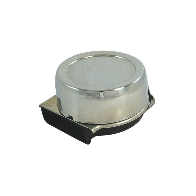 Stainless steel electromagnetic horn 12V 2A, 110 dB, compact, 99 × 83 × 51 mm Boat Horns