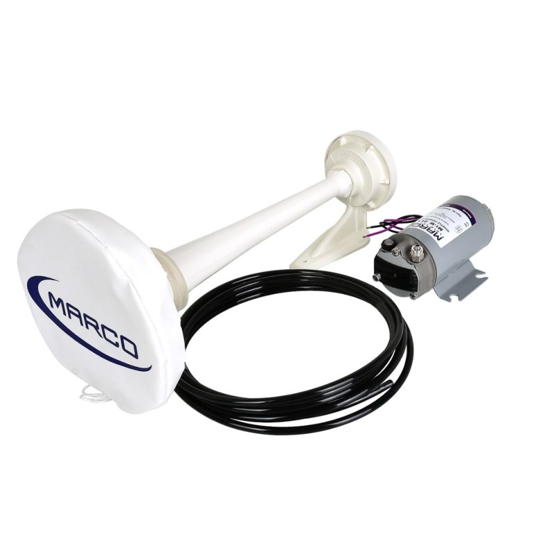 MARCO sirena električna PW2 24V, L449/D200 mm Brodske sirene