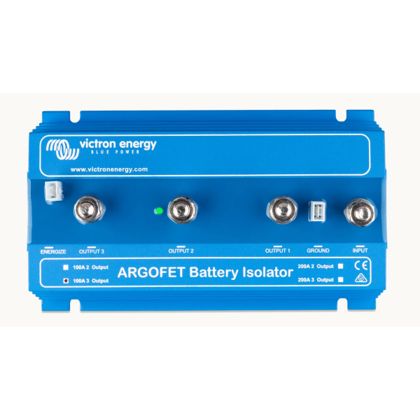 Victron Argofet 100-3 Battery Isolator (FET), 3 batteries / 100A, ARG100301020 (R Battery Isolators & Splitters