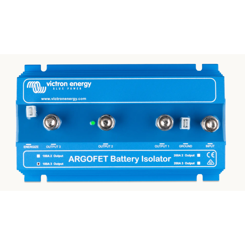 Victron Argofet 100-3 Battery Isolator (FET), 3 batteries / 100A, ARG100301020 (R Battery Isolators & Splitters