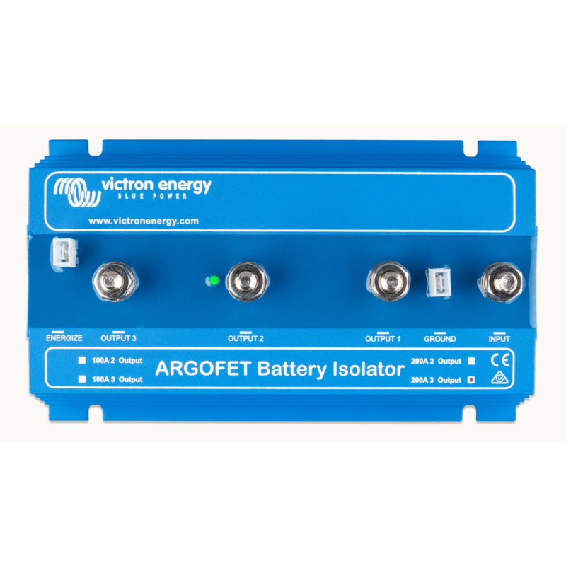 Victron Argofet 200-3 izolator baterija (FET), 3 baterije / 200A, ARG200301020 (R) Razdjelnici i izolatori baterija