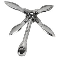 Folding anchor, Inox 316, 1.5kg Folding Grapnel Anchors – Stainless Steel