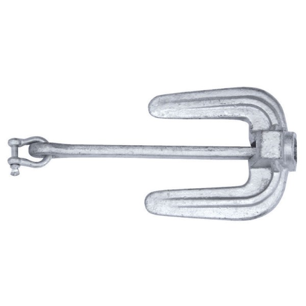 Hall Type C Anchor, 6kg, galvanized Hall Anchors, Galvanized