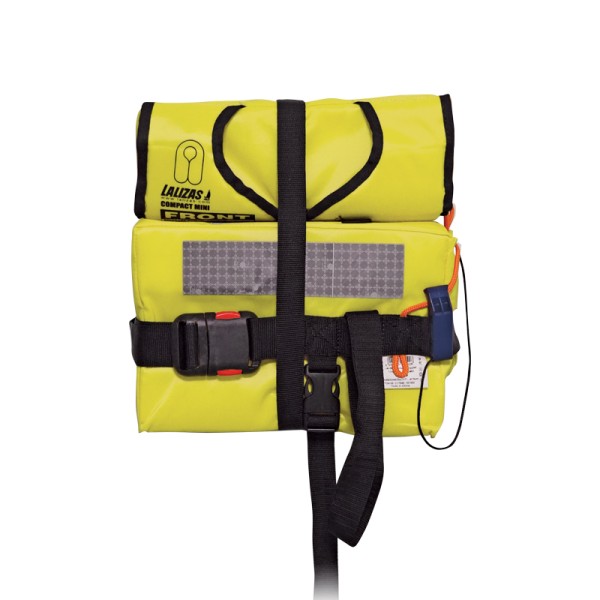 LALIZAS SOLAS/MED Compact Mini Foam Lifejacket, Adult, Yellow, 43–140 kg SOLAS Foam Lifejackets