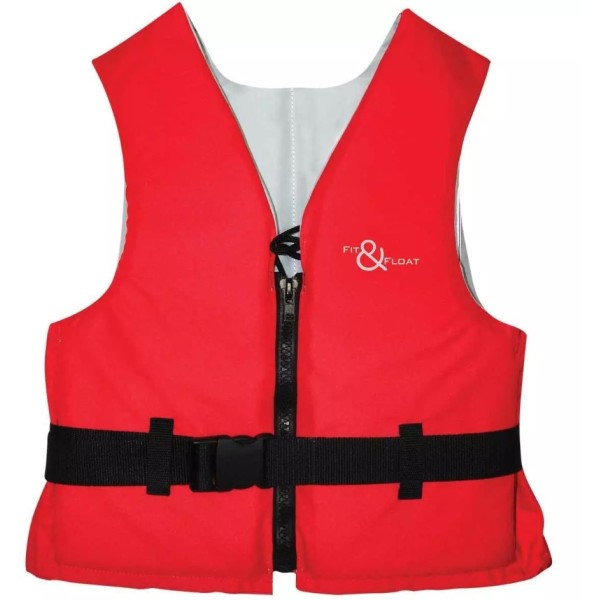 LALIZAS Fit & Float Lifejacket, 50N, Adult, Red, 50–70 kg Watersports Buoyancy Aids