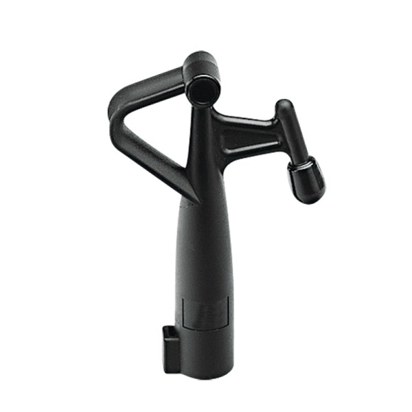 "Female Hook with Single End, Plastic, ""25mm, Black" Boat Hooks and Accessories