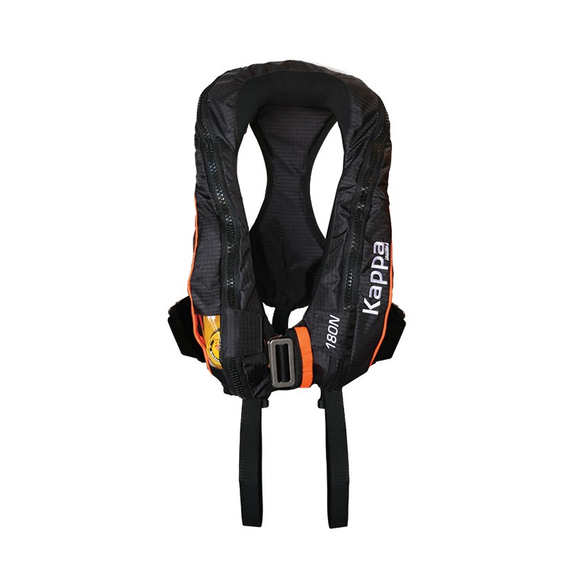 LALIZAS Kappa Inflatable Lifejacket, Auto (Hammar MA1), 180N, with Harness & Double Crotch Strap, Adult ISO Inflatable Lifeja...
