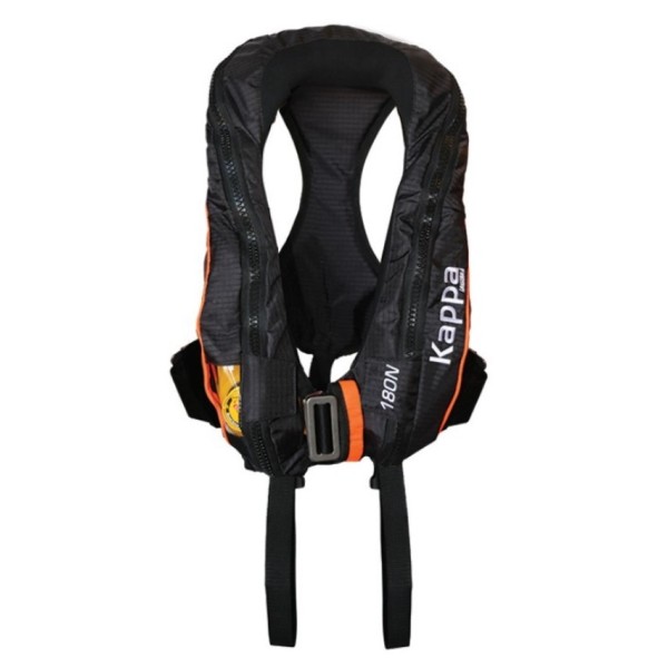 LALIZAS Kappa Inflatable Lifejacket, Auto (Hammar MA1), 180N, with Harness & Double Crotch Strap, Adult ISO Inflatable Lifeja...