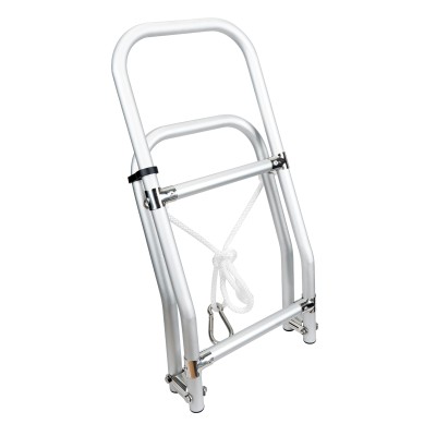 Aluminium, folding ladder for inflatable boats, 2 Boarding Ladders