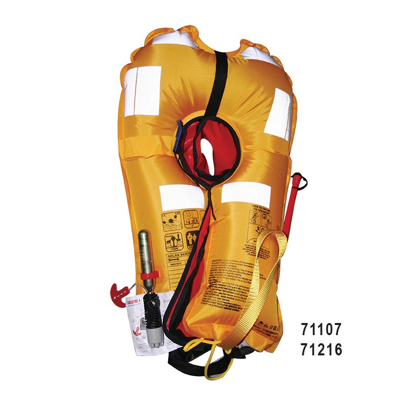LALIZAS Lamda Inflatable Lifejacket, Auto, 150N, SOLAS/MED, Adult SOLAS Inflatable Lifejackets